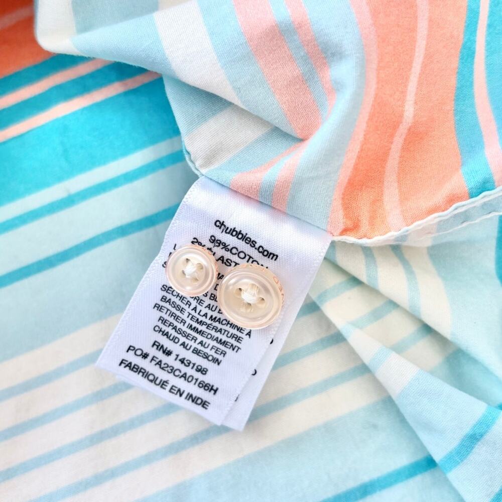 New Chubbies Friday Short Sleeve‎ Button Up Poplin Shirt | Call It A Day Large - Picture 3 of 6